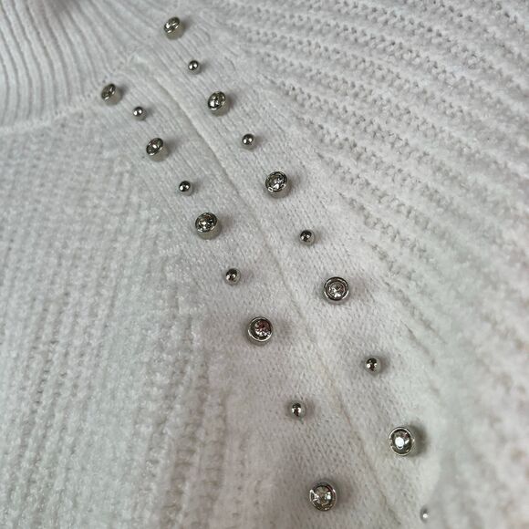 NWT Women's Liz Claiborne Long Sleeve With Rhinestones Sweater Size PXXL #593 - Picture 9 of 12